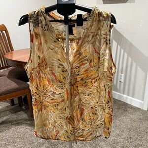 Lane Bryant Autumn Hues Sleeveless Blouse